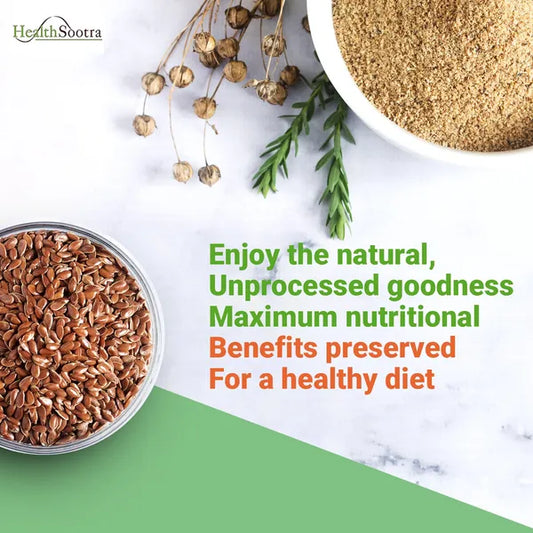 100% Organic Flax Seeds.