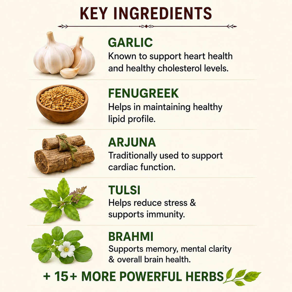 Cardio Nourish Sugar-Free Ayurvedic Juice with Goodness Of Garlic Fenugreek Arjuna Tulsi Artichok Brahmi & Many More, Manage Cholesterol BP & Clean Artery 450ml