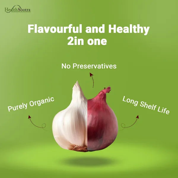 Organic Garlic & Onion Powder Combo 100g Each | Healthy | Spices | Instant Flavor, Additive Free, No Preservatives