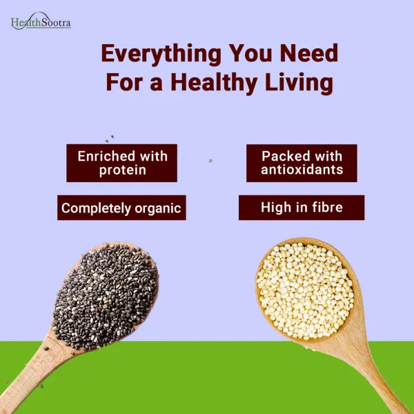 Organic Fitness Combo. (Quinoa + Raw Chia)