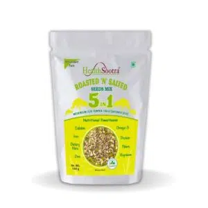 Roasted n Salted Seeds 5in1 Raw Seeds Trail mix | Protein Rich Nutrition | Seeds For Eating Seeds For Weight Loss 150 gm